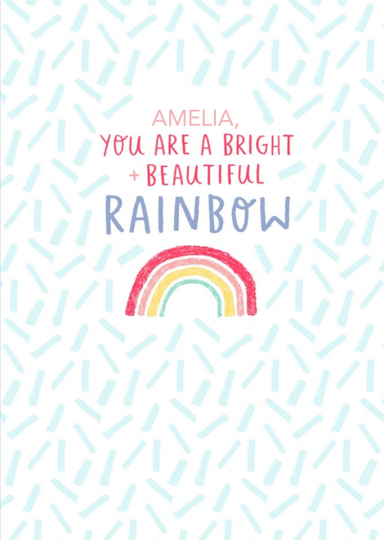 Pride Greetings Card - Rainbow Ecard