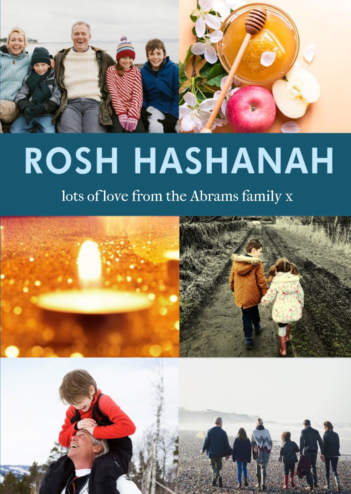 Moonpig Rosh Hashanah Photo Upload Card Ecard