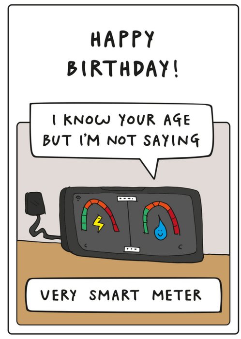 I know Your Age But I'm Not Saying Birthday Card