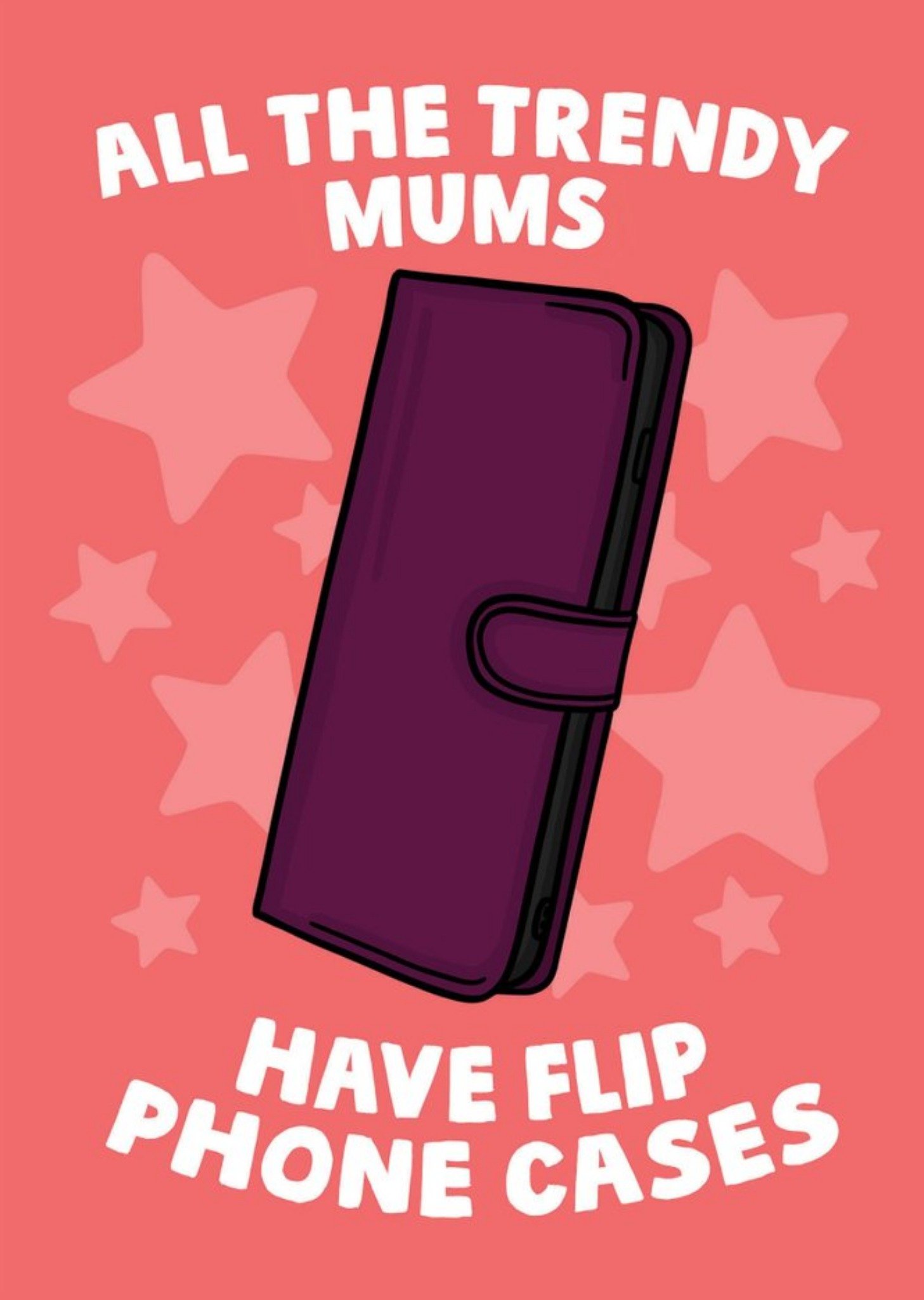 Moonpig Izzy Likes To Doodle Illustrated Funny Mobile Case Mother's Day Card, Large