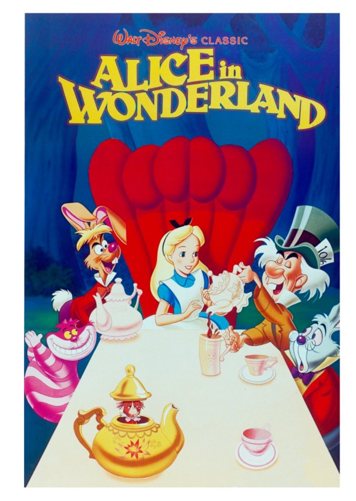 Disney Alice In Wonderland Card, Large