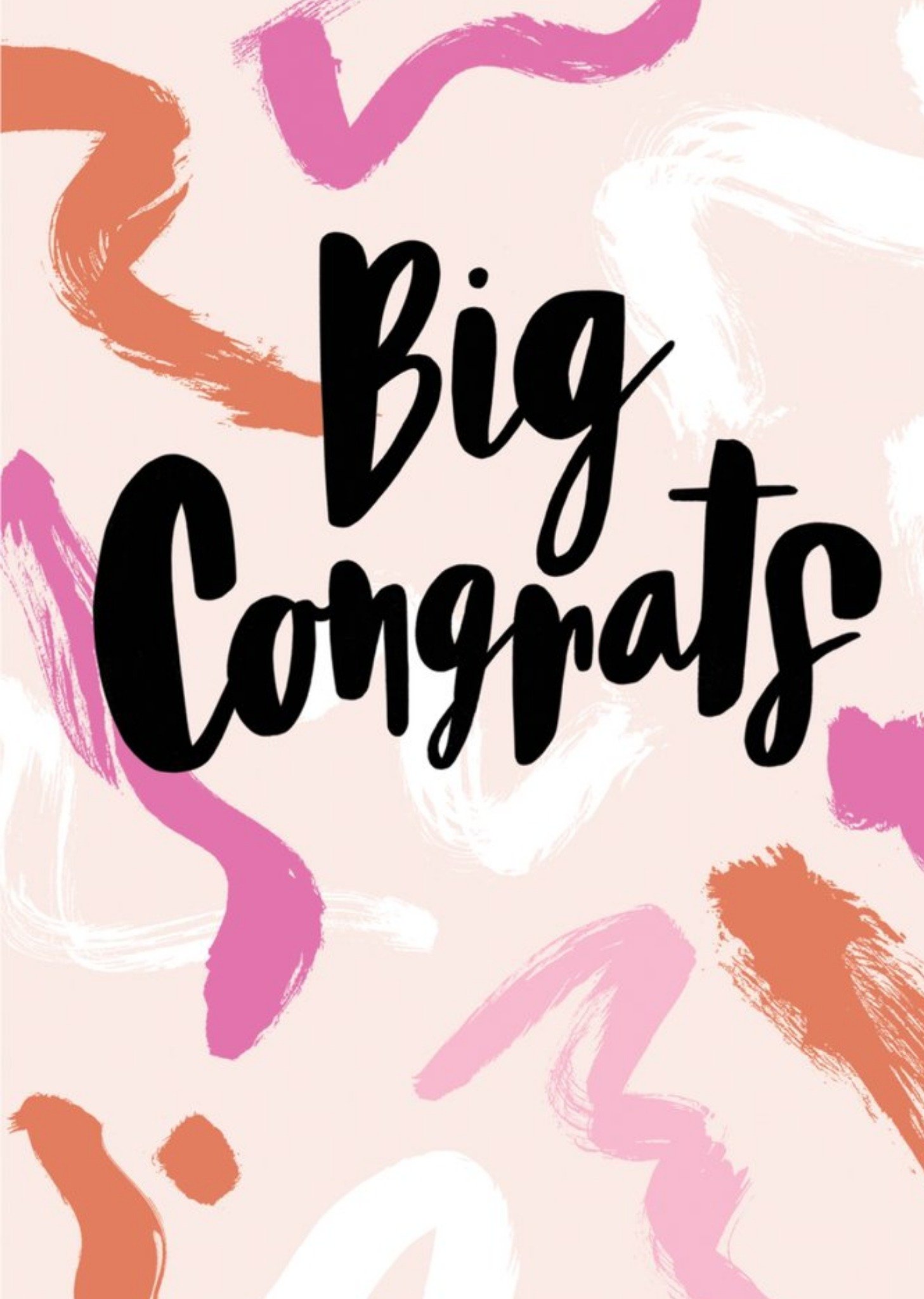 Sadler Jones Abstract Big Congrats Card Ecard