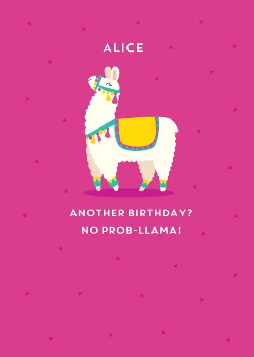 Another Birthday Llama Card