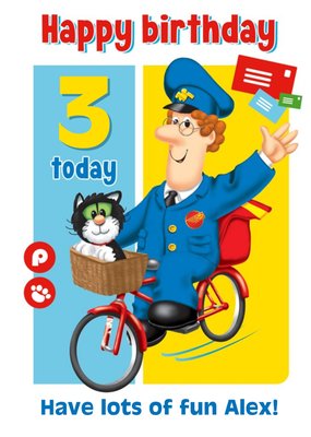 Postman Pat Have Lots of Fun Age Birthday Card