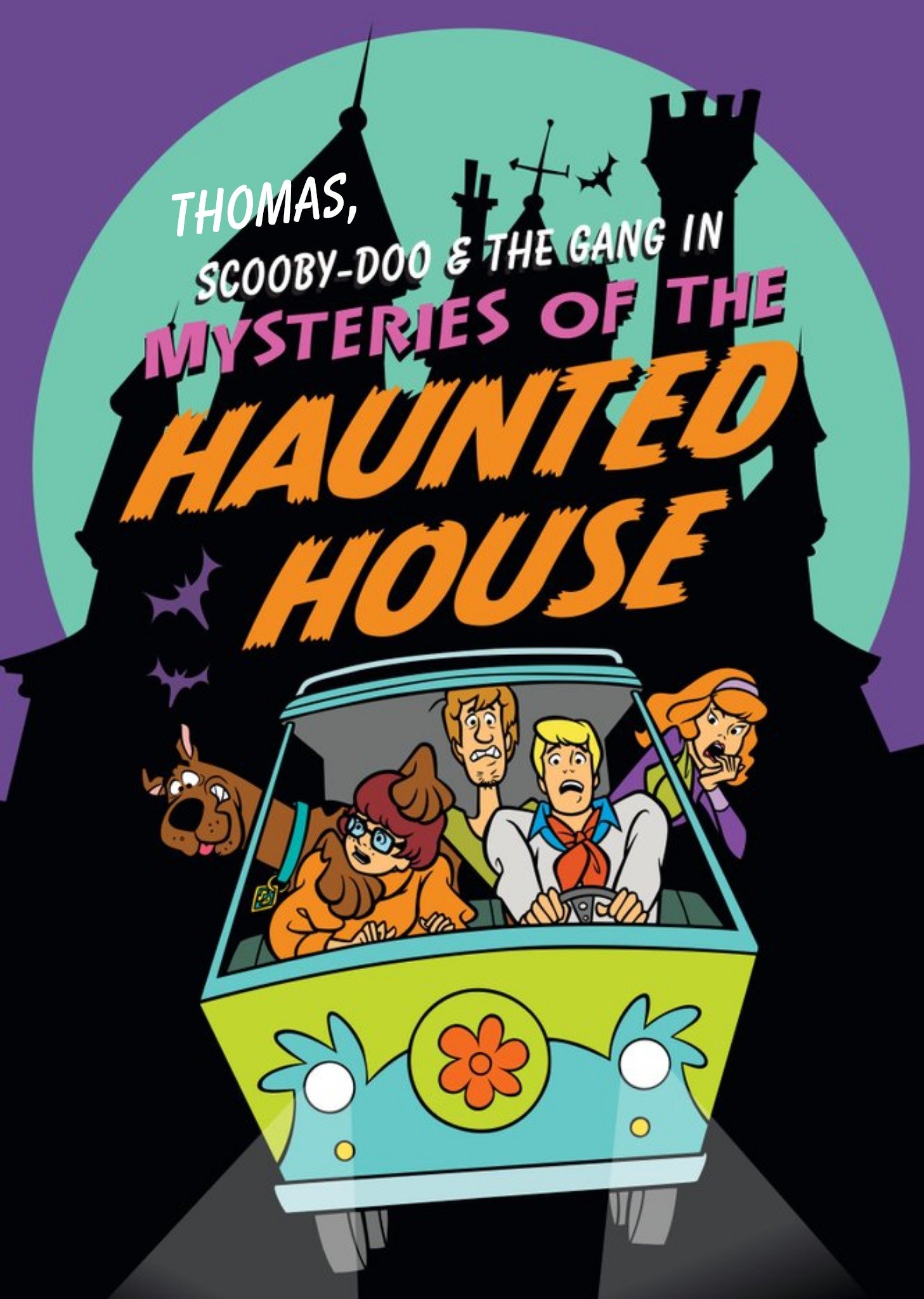 Other Scooby Doo Personalised Halloween Card, Large
