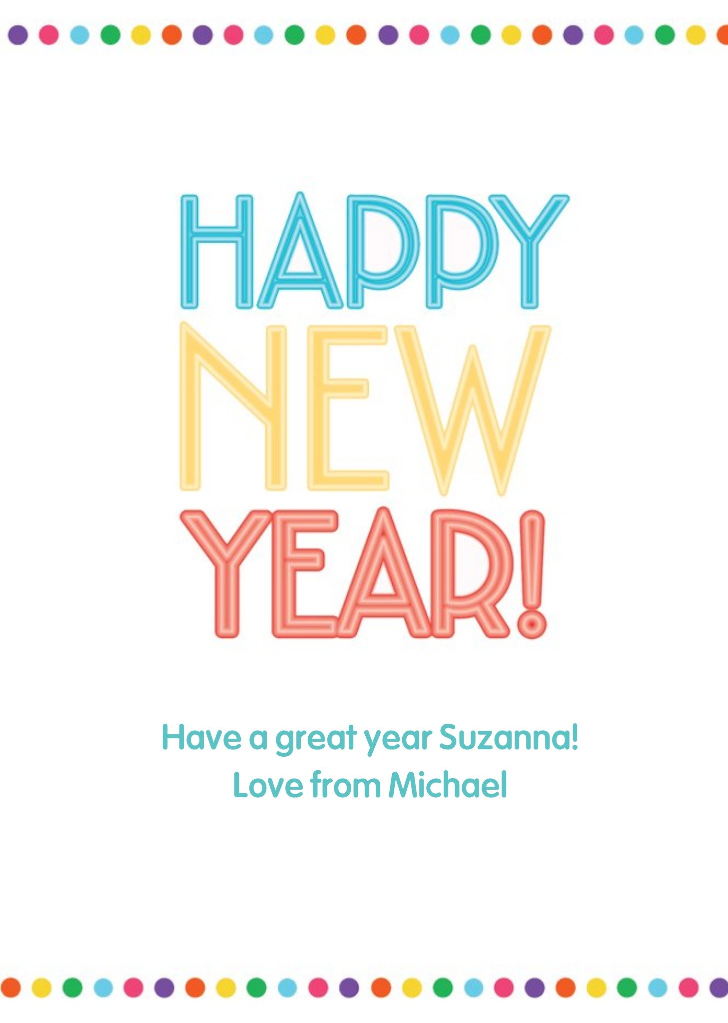 Happy New Year Card