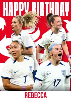 England Lionesses Football 2023 Birthday Card