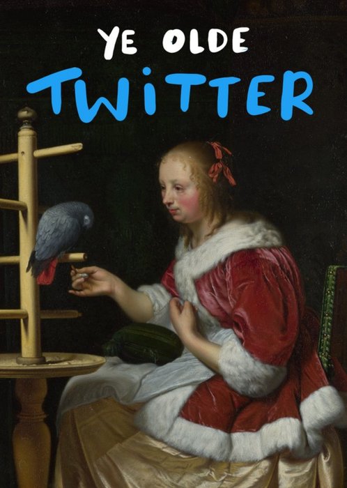 The National Gallery Funny Social Media  Birthday Card