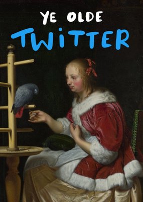 The National Gallery Funny Social Media  Birthday Card