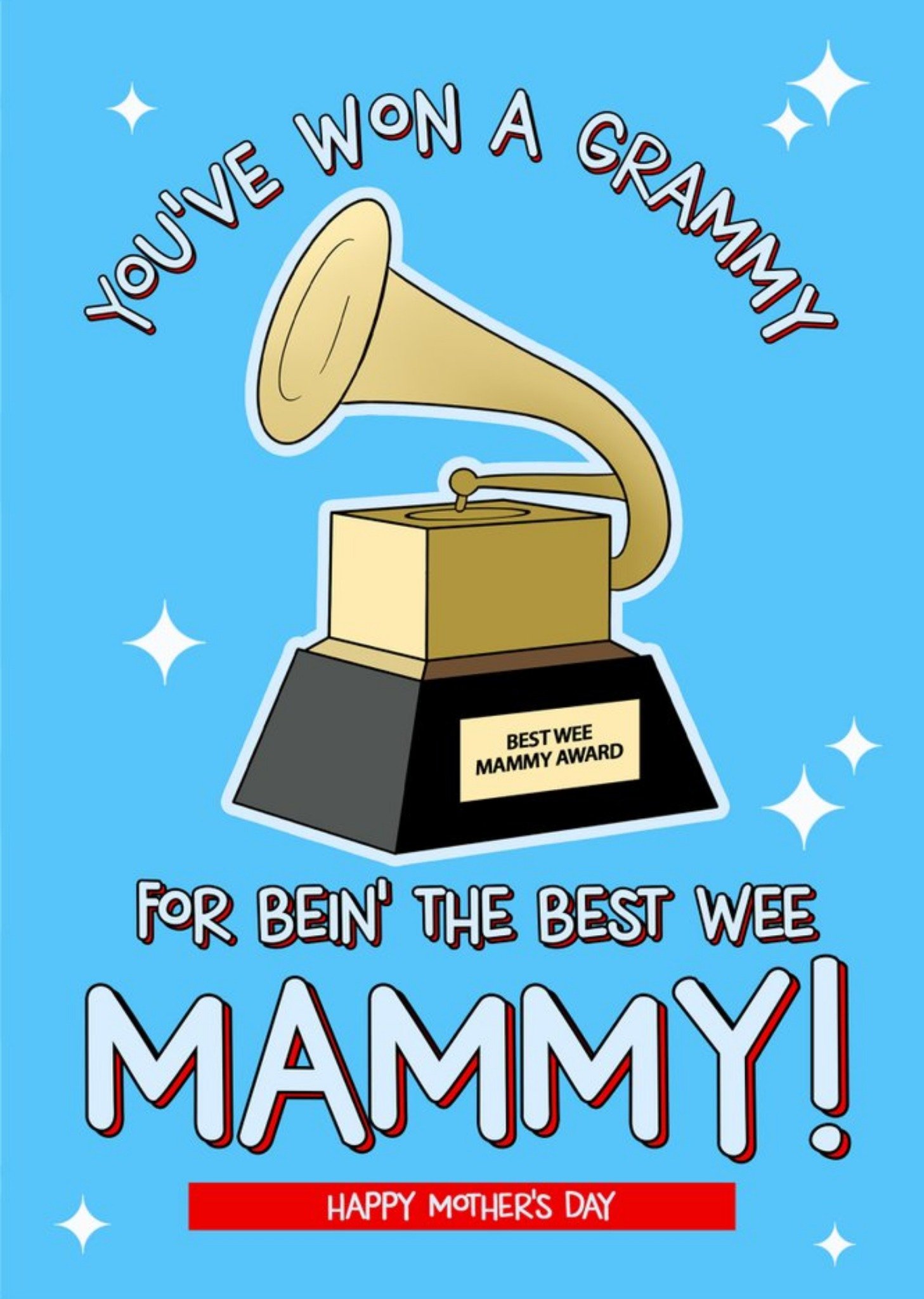 Ferry Clever Illustration Irish Funny Grammy Mother's Day Card Ecard