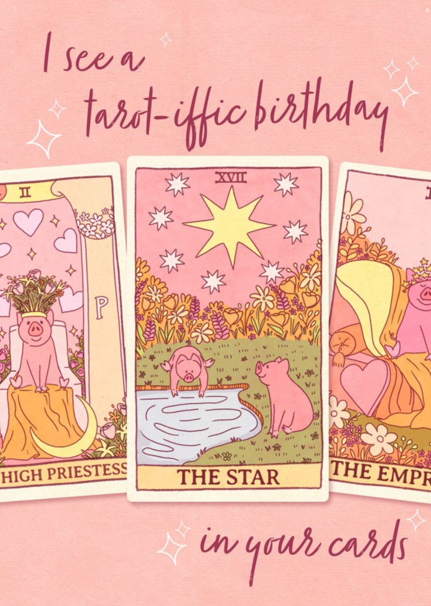 Moonpig Tarot-Iffic Birthday Card Ecard