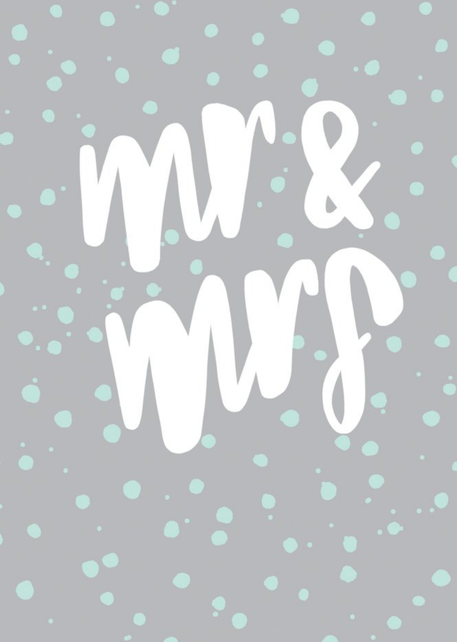 Sadler Jones Abstract Mr And Mrs Card Ecard