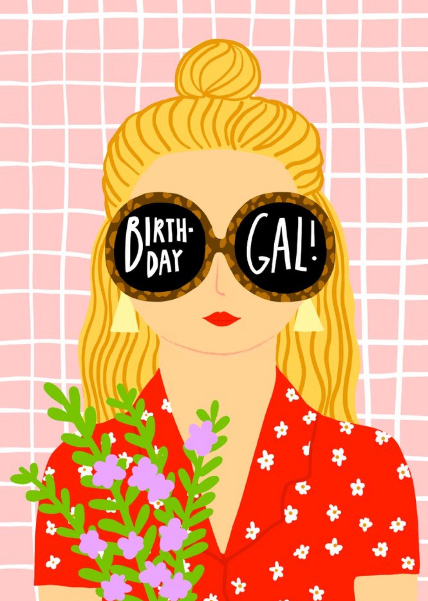 Birthday Gal Sunglasses Card Ecard