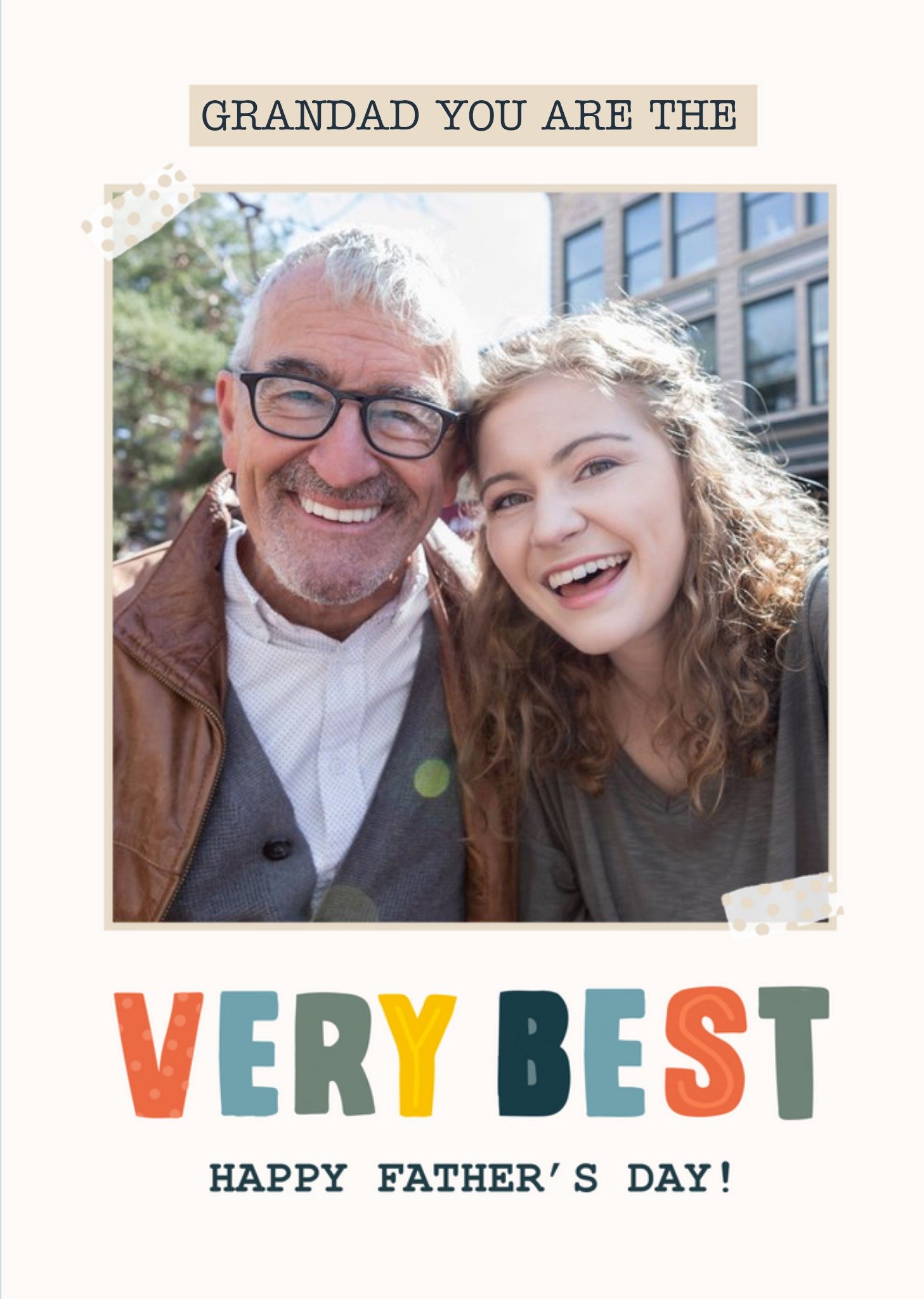 Very Best Grandad Father's Day Photo Upload Card Ecard