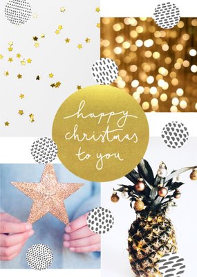 Christmas Card - Graphic Patterns - Photo Upload