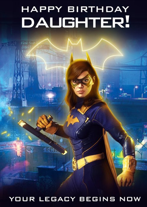 Gotham Knights Batgirl Daughter Birthday Card
