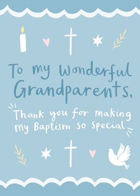 Stella Isaac Illustration Cute Illustrated Grandparents New Baby Card