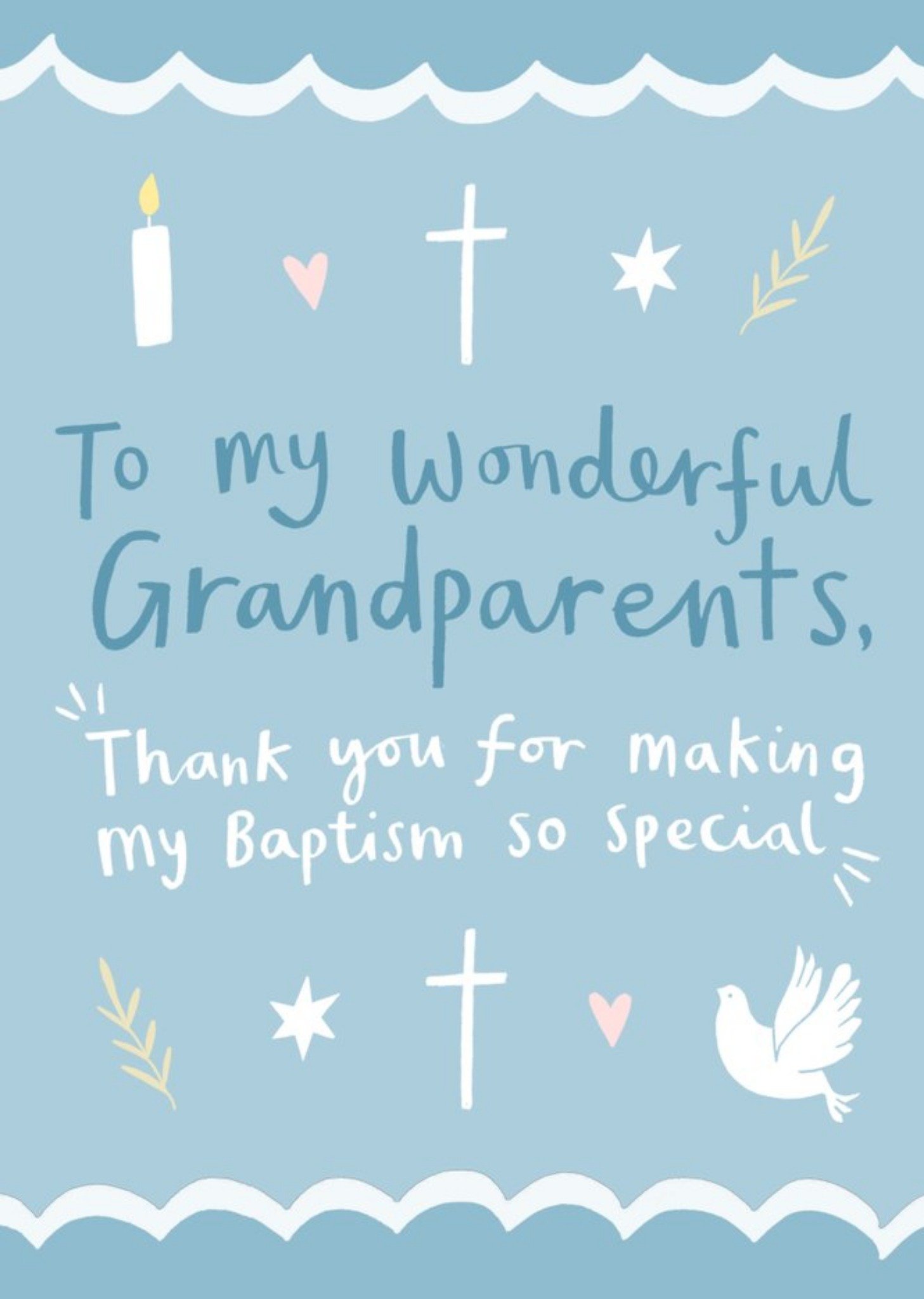 Moonpig Stella Isaac Illustration Cute Illustrated Grandparents New Baby Card Ecard