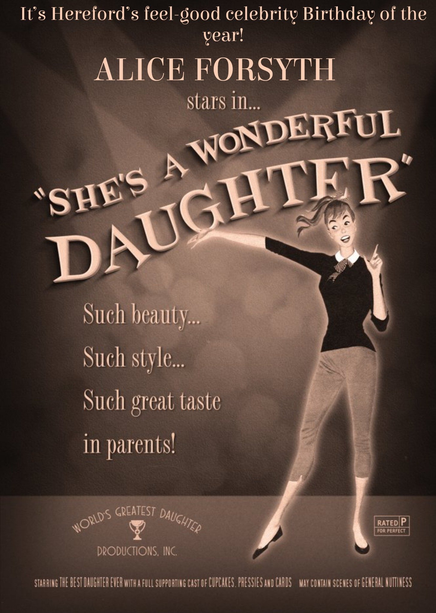 Film Noir Shes A Wonderful Daughter Card Ecard