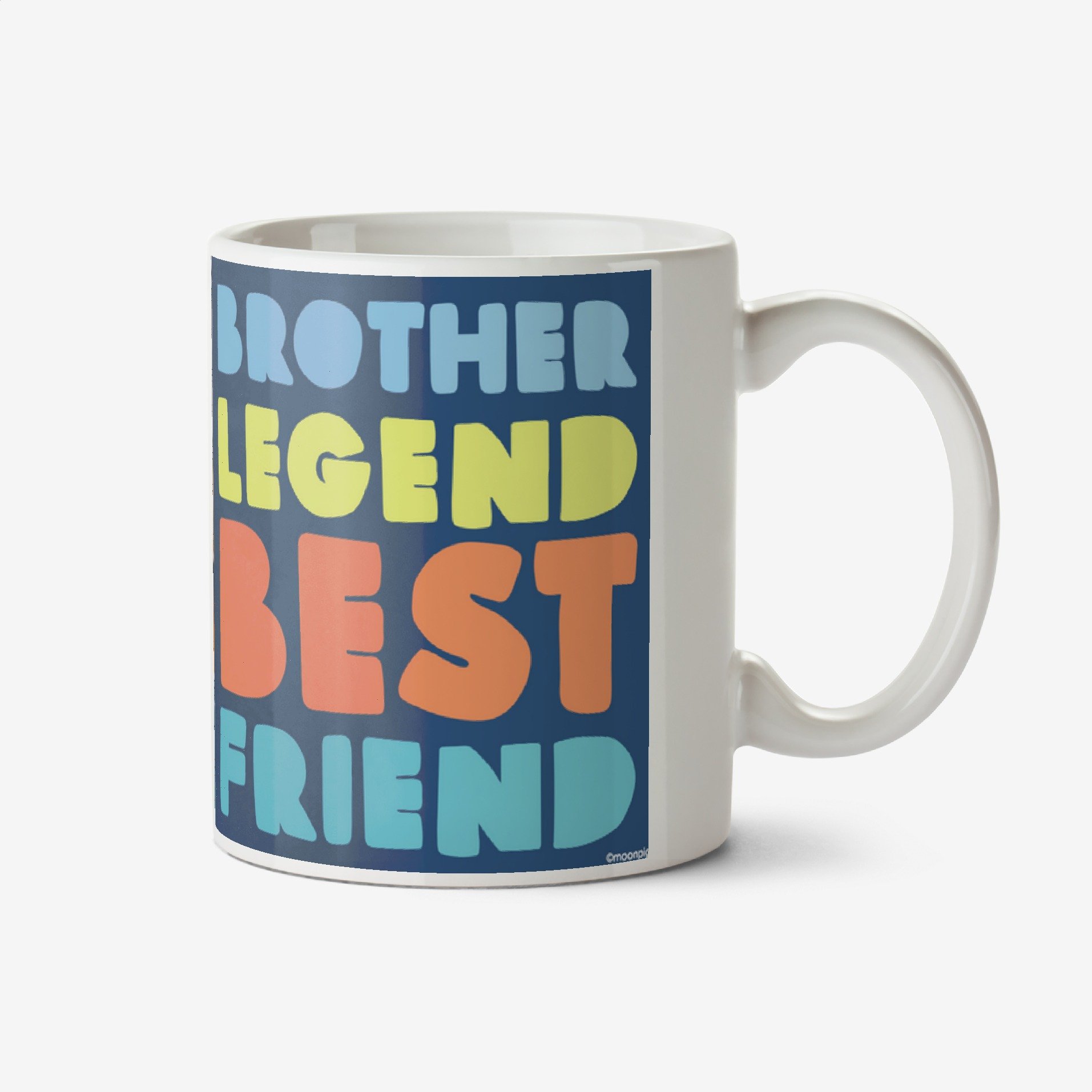 Moonpig Beyond Words Brother Legend Best Friend Photo Upload Mug Ceramic Mug