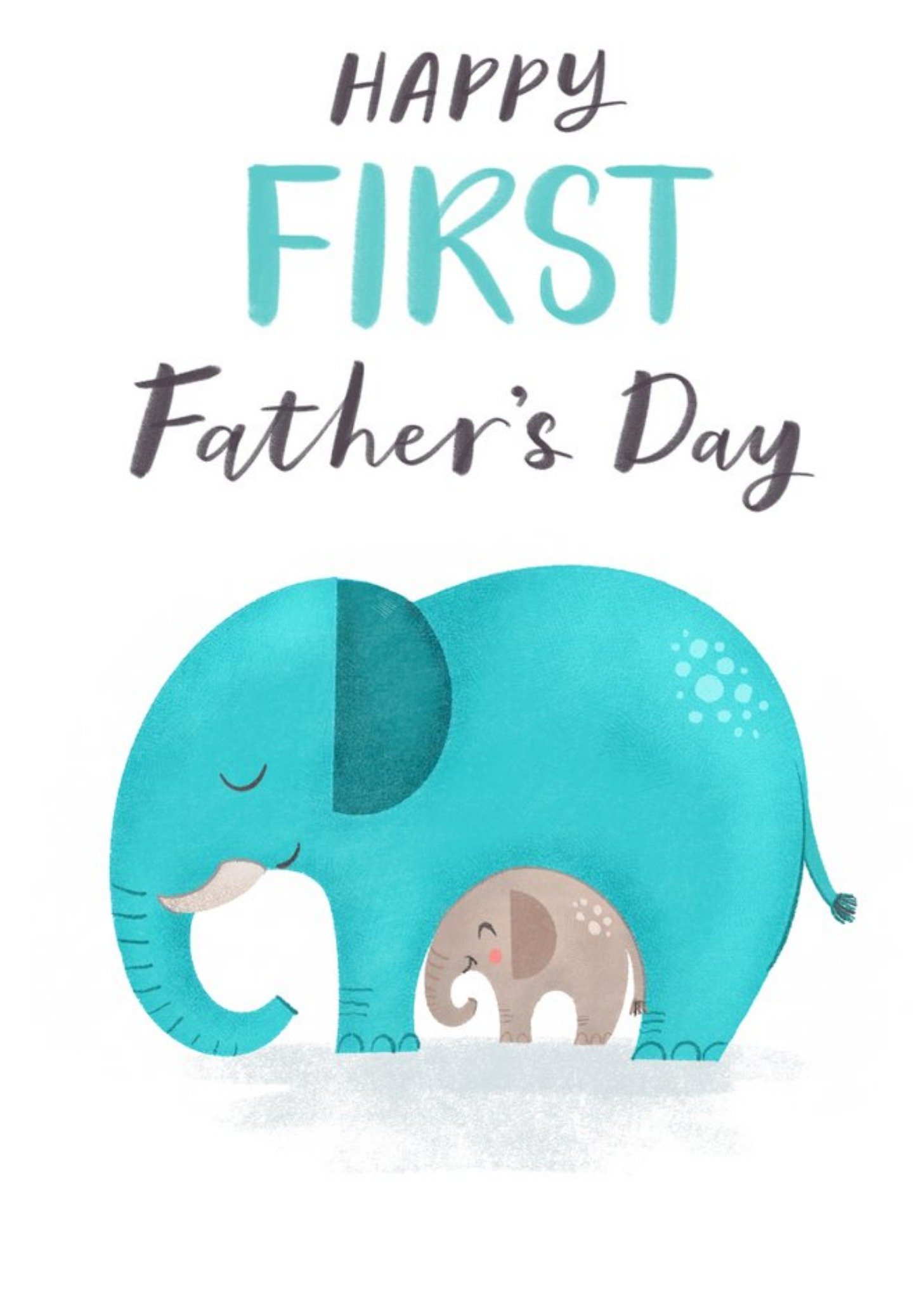 Moonpig Happy First Fathers Day Card, Large