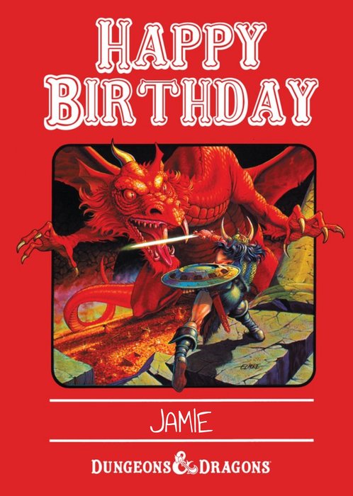 Dungeons And Dragons Birthday Card