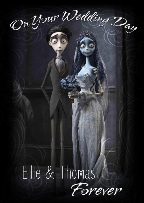 Corpse Bride On Your Wedding Day Wedding Card