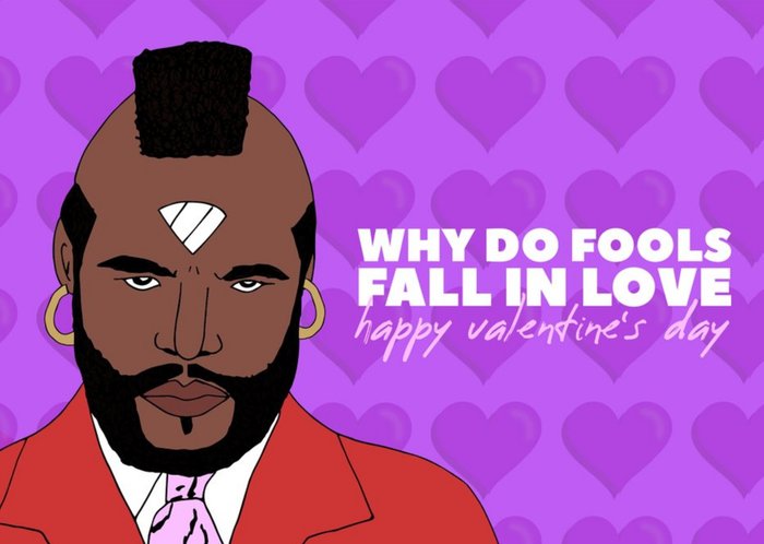 Illustration Why Do Fools Fall In Love Card