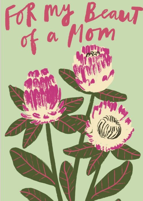 Katy Welsh Flowers Mother's Day Card