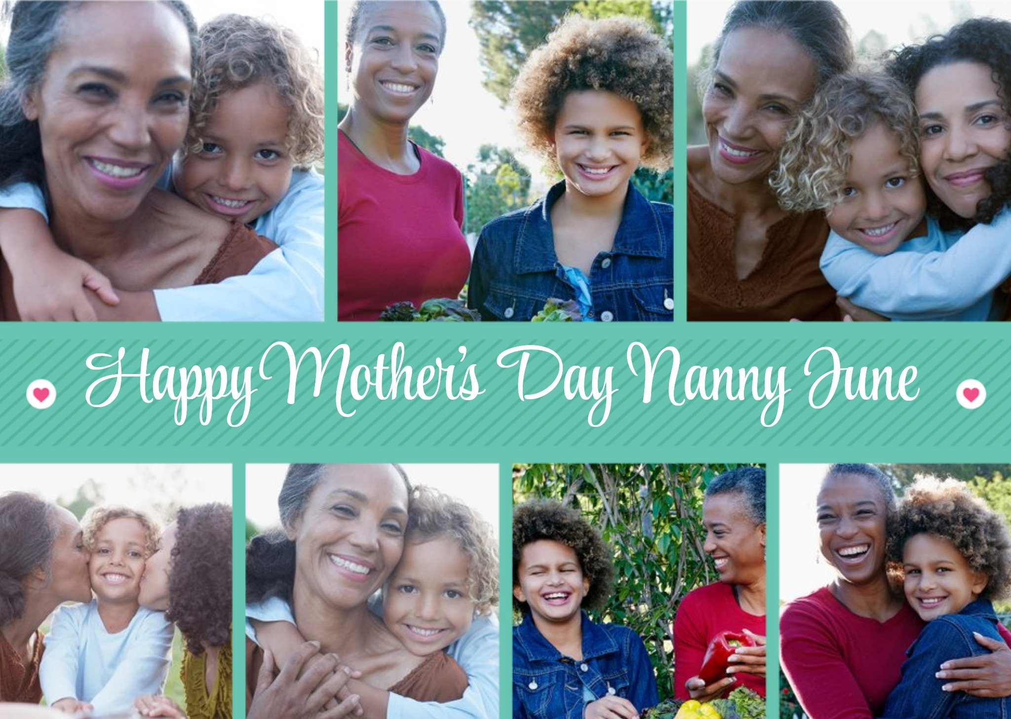 Multi Photo To My Nanny Mother's Day Photo Ecard