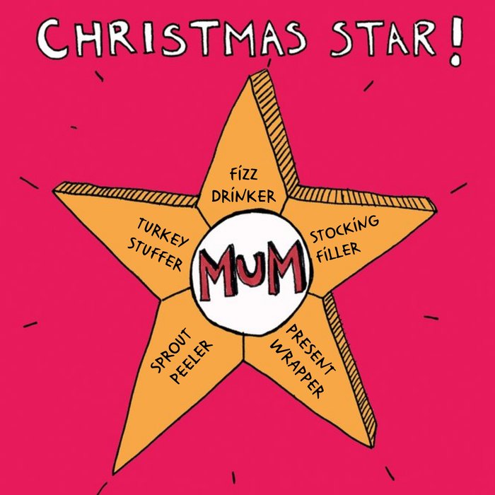Mum The Christmas Star Card