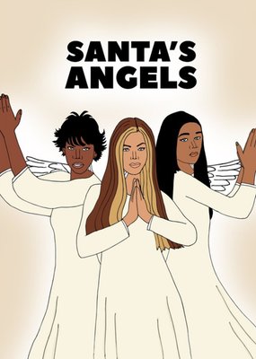 Sanata's Angels Christmas Music Card
