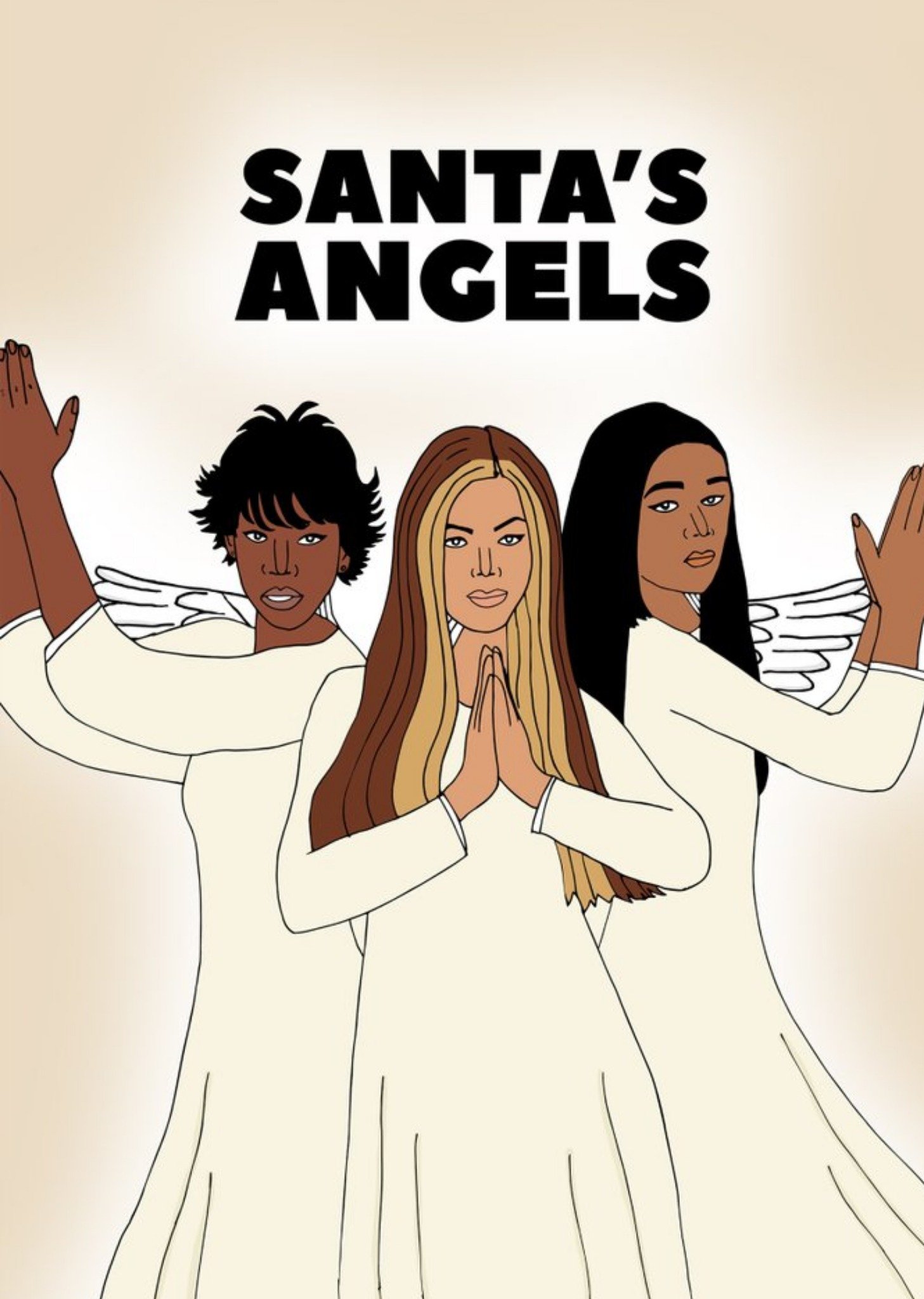 Sanata's Angels Christmas Music Card Ecard