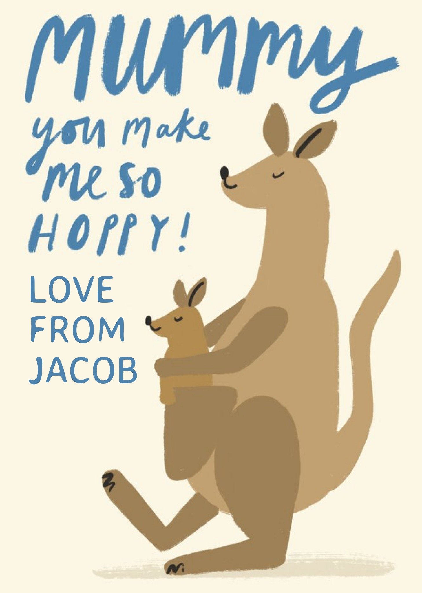 Katy Welsh Cute You Make Me So Hoppy Card Ecard