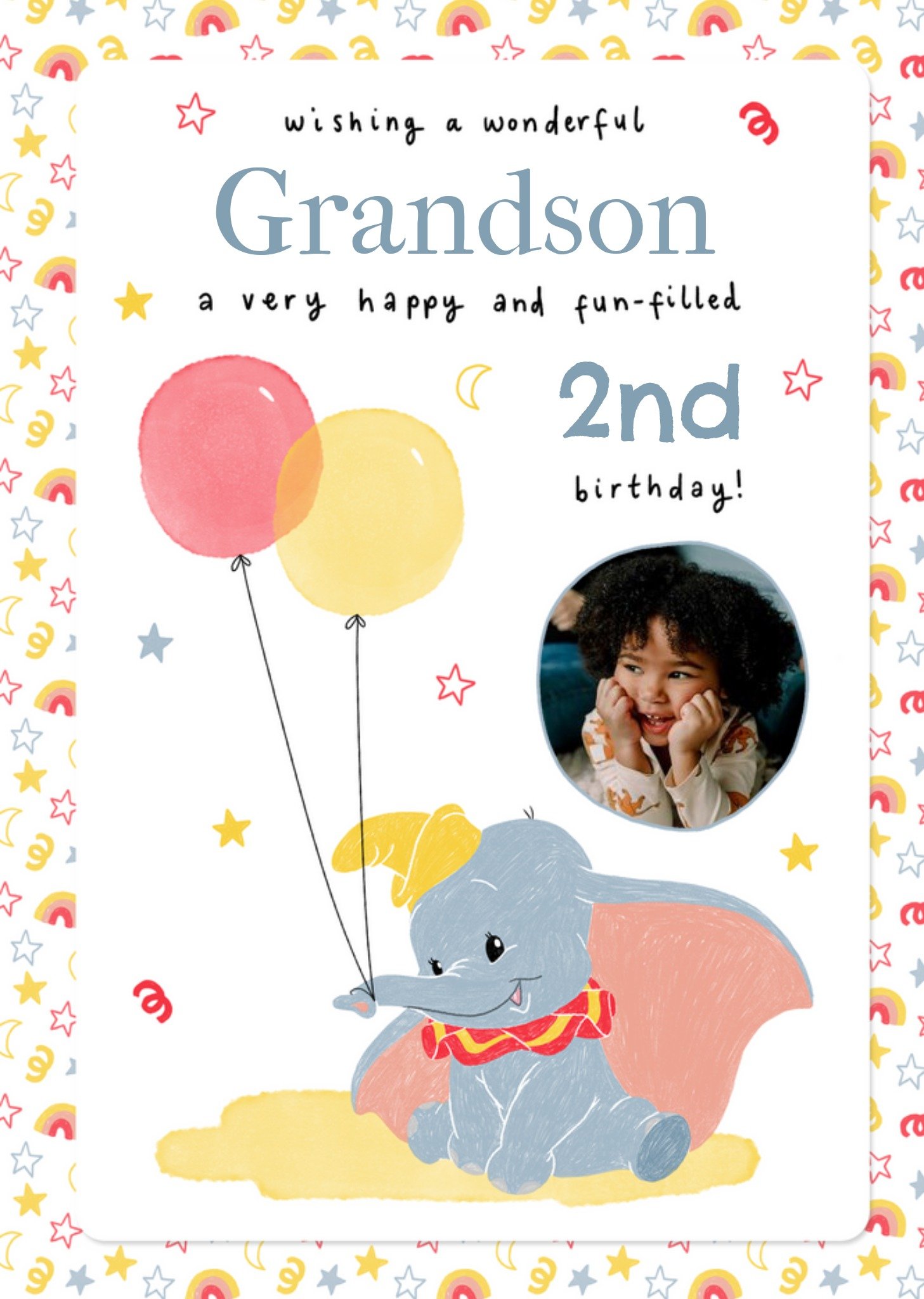 Disney's Dumbo Photo Upload Birthday Card Ecard