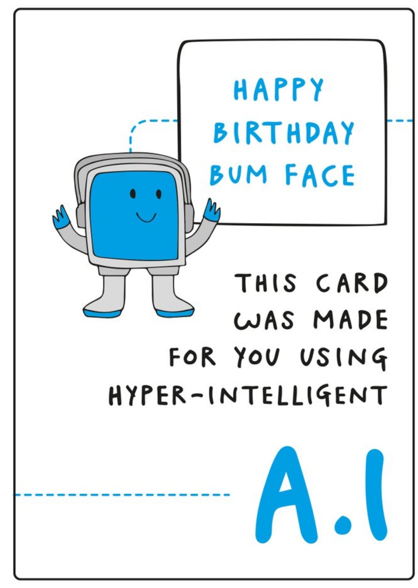 Moonpig Hyper-Intelligent Birthday Card Ecard