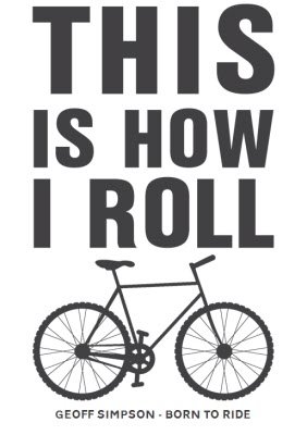 How I Roll Bicycle Personalised T-shirt