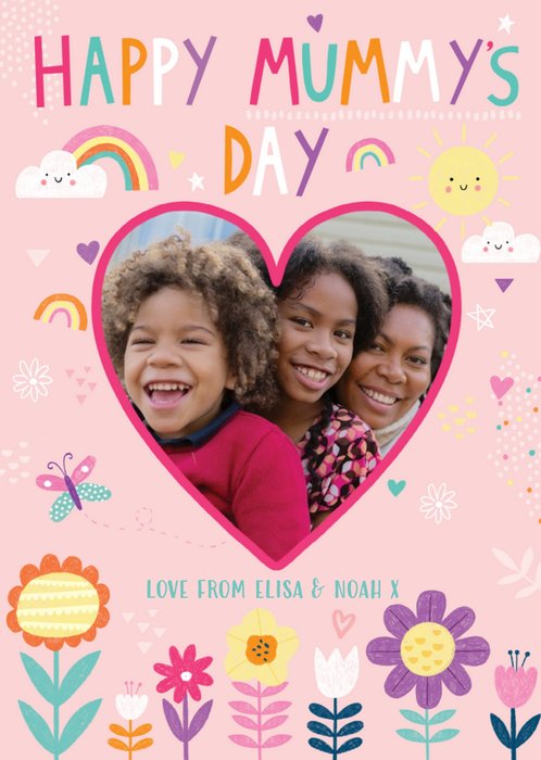 Happy Mummys Day Photo Upload Mothers Day Card