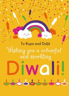 Colourful Diwali Card