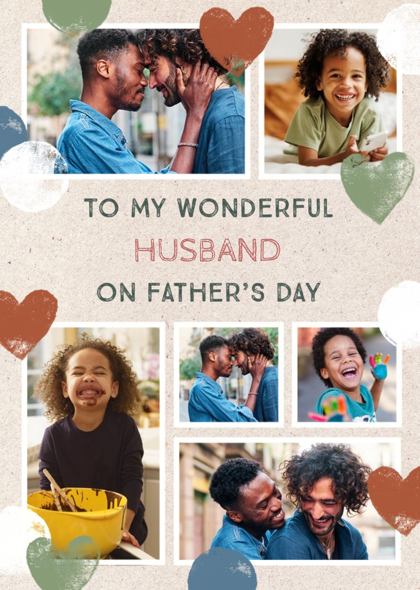 Paper Love Photo Upload Husband Father's Day Card Ecard