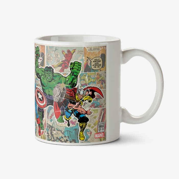 Marvel The Avengers Comic Book Photo Upload Mug