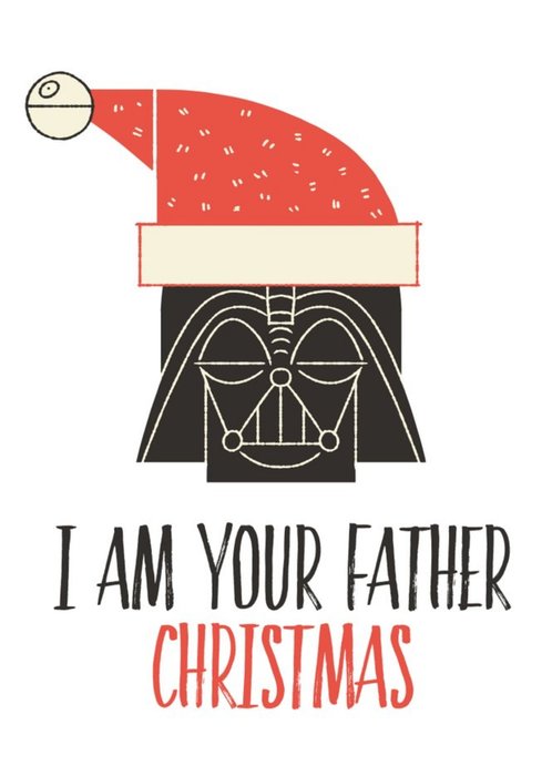 Star Wars Funny Darth Vador I Am Your Father Christmas Card