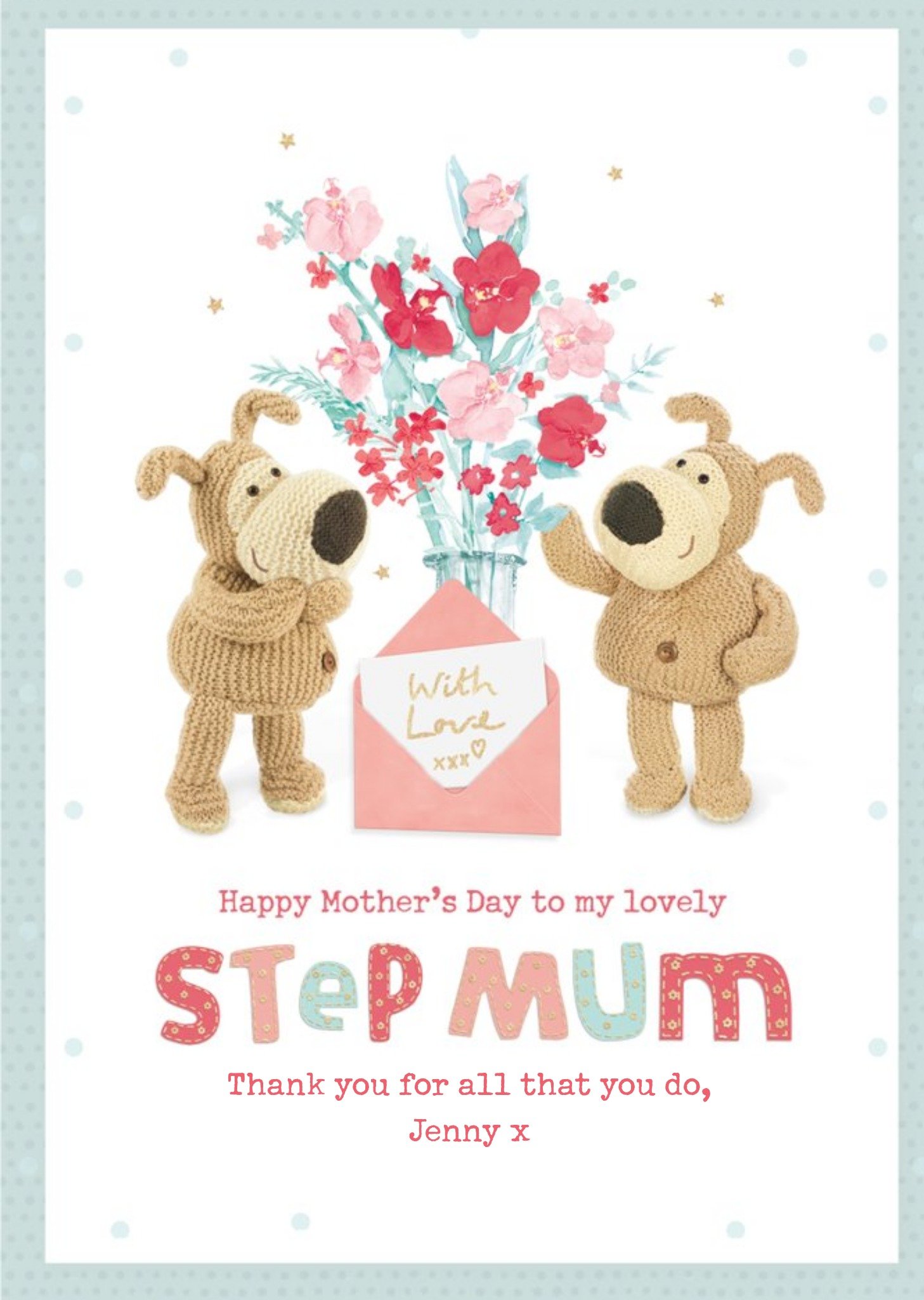 Cute Boofle Lovely Step Mum Mother's Day Card