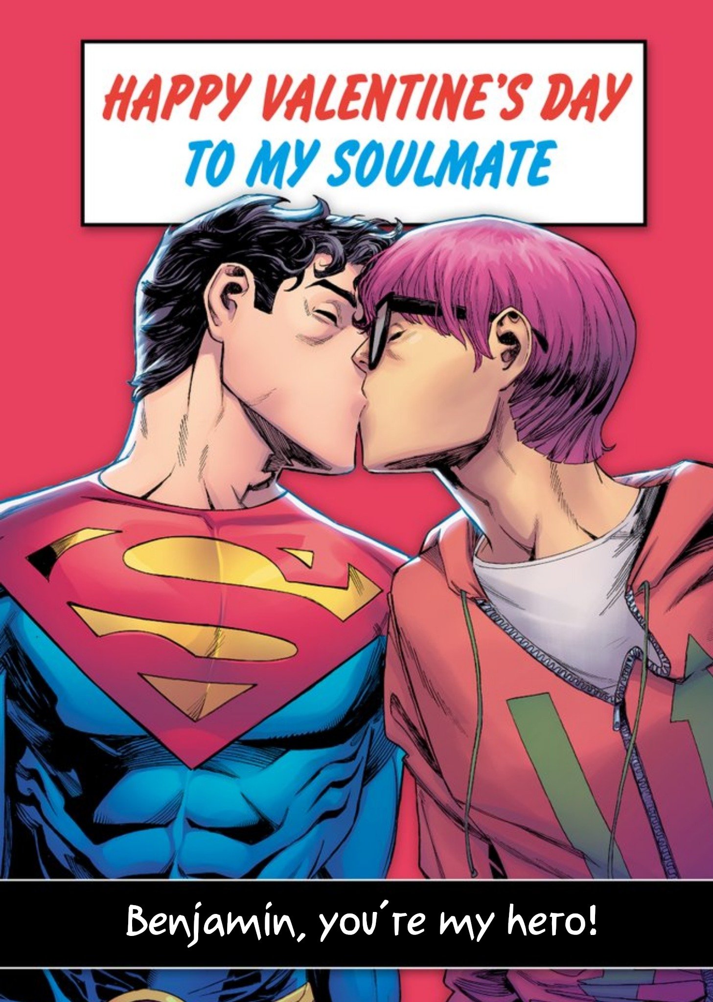 Superboy And Jay Nakamura Valentine's Day Card Ecard