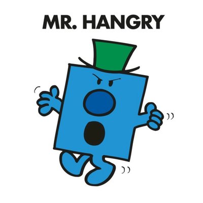 Mr. Hangry Mr Men Card
