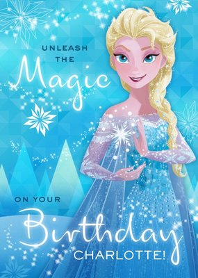 Disney Frozen Unleash The Magic Birthday Card