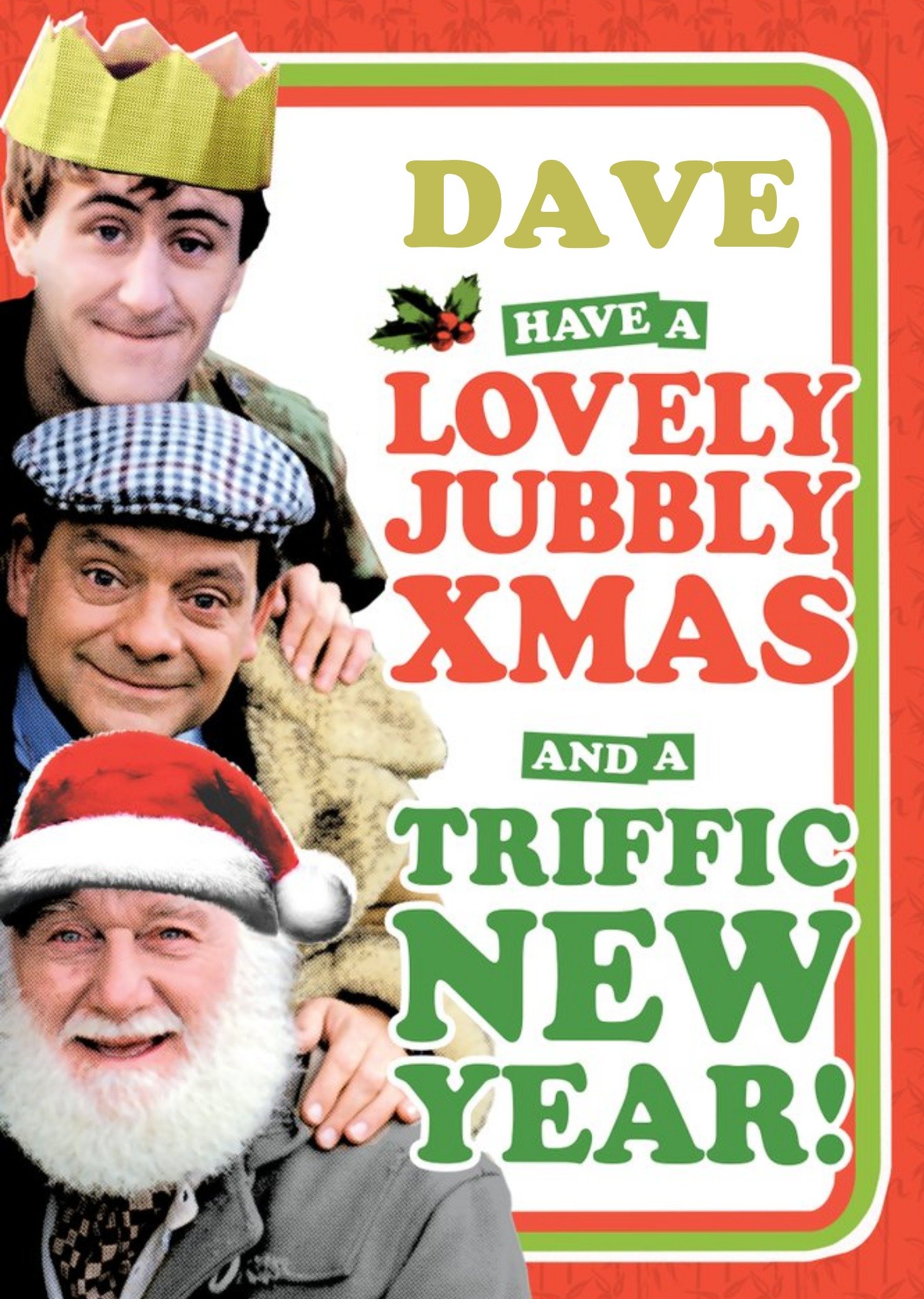 Only Fools And Horses Funny Lovely Jubbly Christmas Card, Large