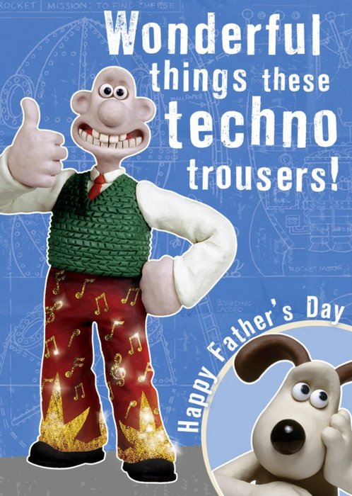 Wallace and Gromit Father's Day card