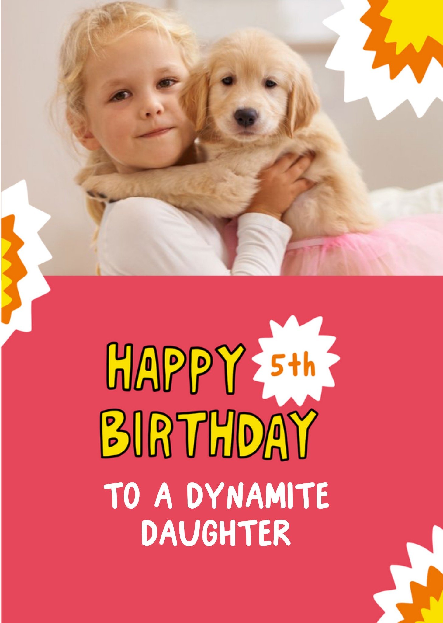 Angela Chick Dynamite Daughter Photo Upload Card Ecard