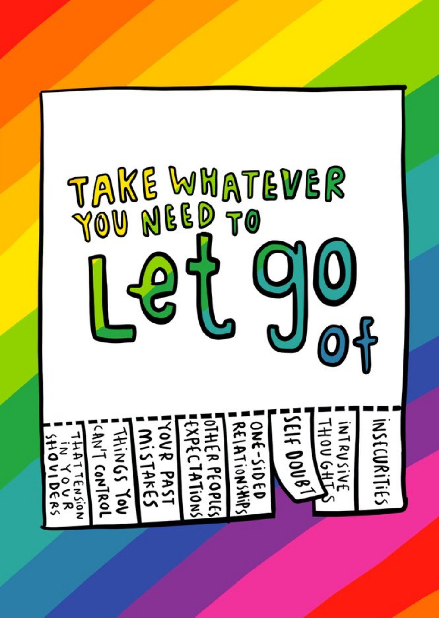 Take Whatever You Need To Let Go Of Card Ecard